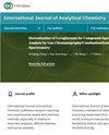 International Journal of Analytical Chemistry雜志封面